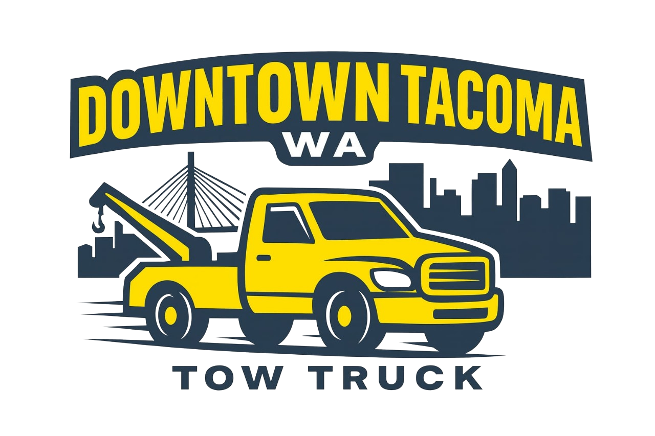 Down town Tacoma Tow Truck logo