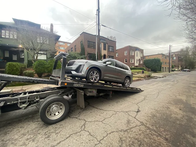 electric Car towing