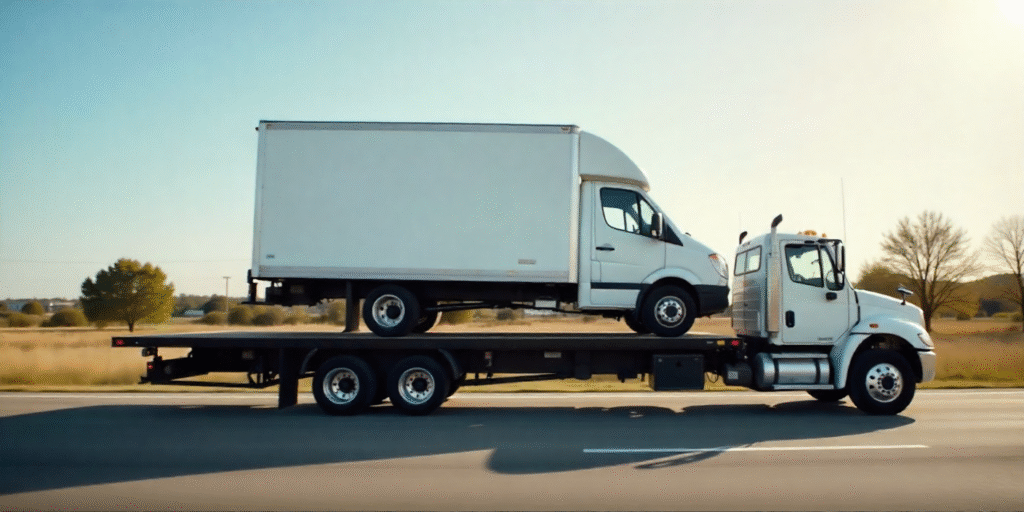 tow truck towing